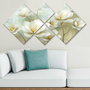 Wallity Cuadro Decorativo de MDF Multicolor (4 Piezas)